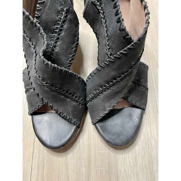 Seychelles Party Up Leather Ankle Mules 6 - Picture 7 of 12